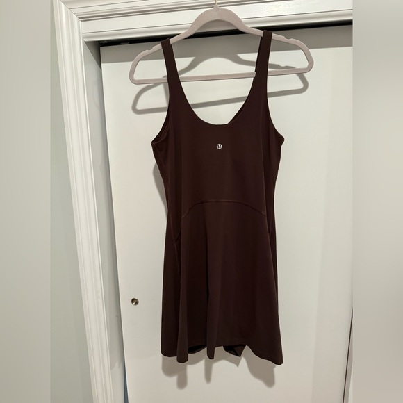 Lululemon Align Dress Espresso Like New Condition Size 10 Nulu Athletic Dress - Picture 4 of 6